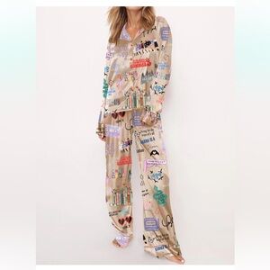 Satin Taylor Swift Pajamas Set